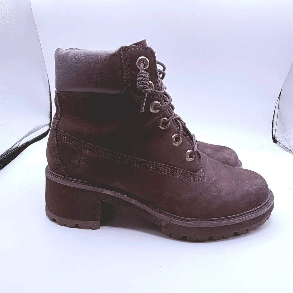 Timberland Kinsley 6-Inch Boot Women 7 Brown A2DX2 Waterproof Nubuck